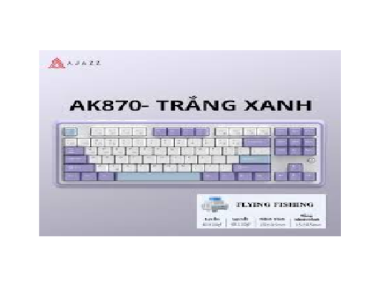 Bàn phím cơ Ajazz AK870 New thiết kế nhỏ gọn hiện đại tại HD TECH Đà Nẵng