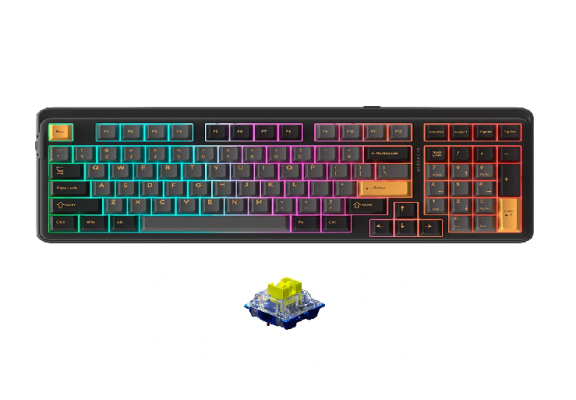bàn phím cơ DareU EK98 Pro Black Golden HD TECH Đà Nẵng