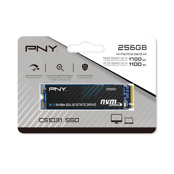 SSD PNY 256GB CS1031 M2 2280 NVMe