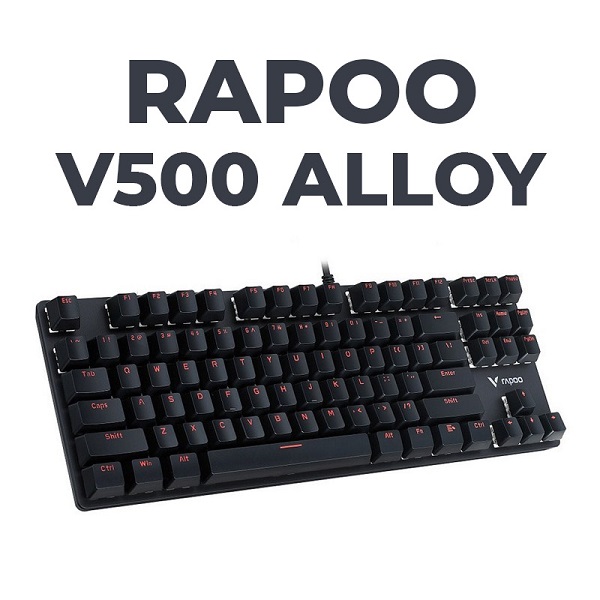 Bàn phím cơ Rapoo V500 Alloy 87 nút (Không LED)