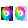 Fan Case LED COOLMOON K8 RGB Đen|Trắng|Hồng