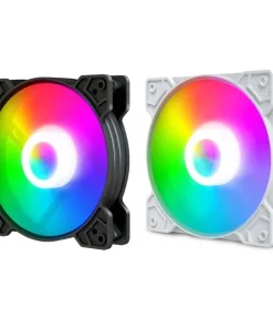 Fan Case LED COOLMOON K8 RGB Đen|Trắng|Hồng