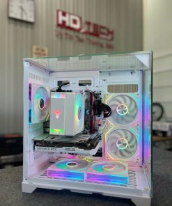 PC Gaming White I3 - 10105F/16GB/ VGA 8g full trắng