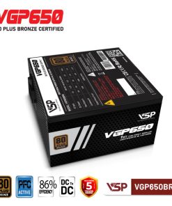 Bộ nguồn VSP VGP650BRN - 80Plus Bronze - 650W