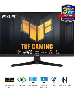 Màn Hình ASUS TUF VG259Q3A (24.5/FHD/Fast IPS/180Hz/1ms)