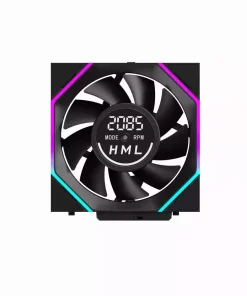 Fan case Leopard Interstellar V4 | Kit 3 fan Gió thuận, ghép nối không dây Digital, Trắng, Đen