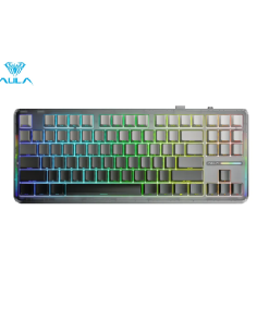 Bàn phím cơ Aula F87 pro contour polar bản pin 8000
