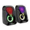 Loa Mini có dây 2.0 SpeaKer E1053 led, màu đen