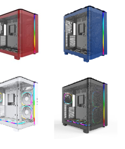 Case Montech KING 95 PRO | Black - White - Blue - Red