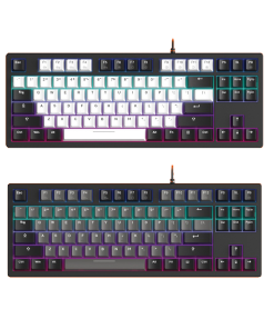 Bàn phím cơ Gaming DAREU EK87 v2 White Black|Gray Black, Dream Switch