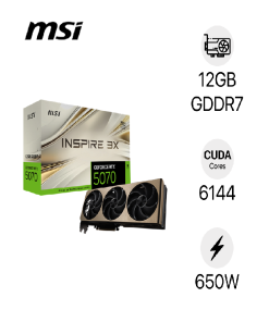 Card Màn Hình MSI GeForce RTX™ 5070 12G INSPIRE 3X OC