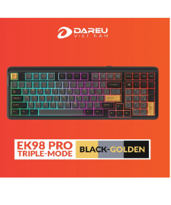 Bàn phím máy tính DAREU EK98 PRO Black-Golden, CloudSwitch