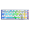 Bàn phím cơ AULA F99 Xanh dương/Trắng/Tím đậm