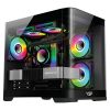 Vỏ Case VSP AQUANAUT PRO GAMING X7 BLACK  (M-ATX)