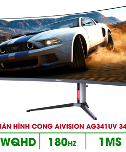 Màn hình Gaming Aivision AG341UV | 34 inch, 2K/QHD, 180Hz, VA