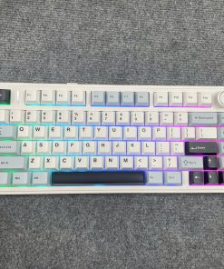 Bàn phím cơ không dây AULA F75 trắng xanh dương gradient| Xanh Tuyết ( Sale Sinh Nhật HDTech)