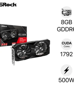 VGA Asrock AMD Radeon RX 6600 Challenger D 8GB (RX6600 CLD 8G) BH12th