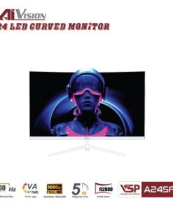 Màn hình Văn phòng Aivision A245FC White | 24 inch, FHD, 100Hz, VA
