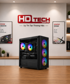 Bộ PC Gaming AMD Eagle R5 5500, 6500XT, RAM 16GB, SSD 256GB