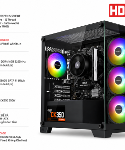 Bộ PC Gaming Basic 1 AMD 5500GT, RX Vega 7, RAM 16GB, SSD 256GB