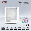 Case VSP GRILLE VISUAL V3 Trắng (ATX) Likenew